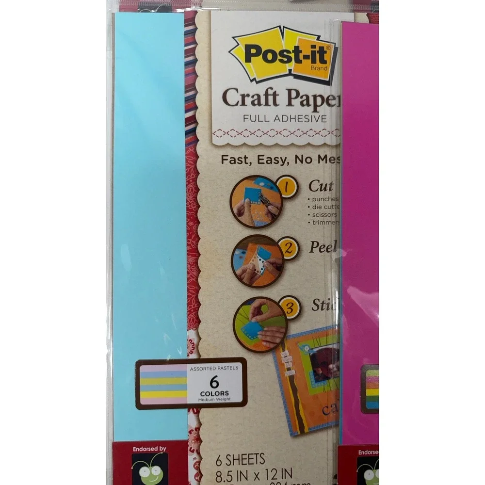 Post It Craft Paper Full Adhesive 8.5